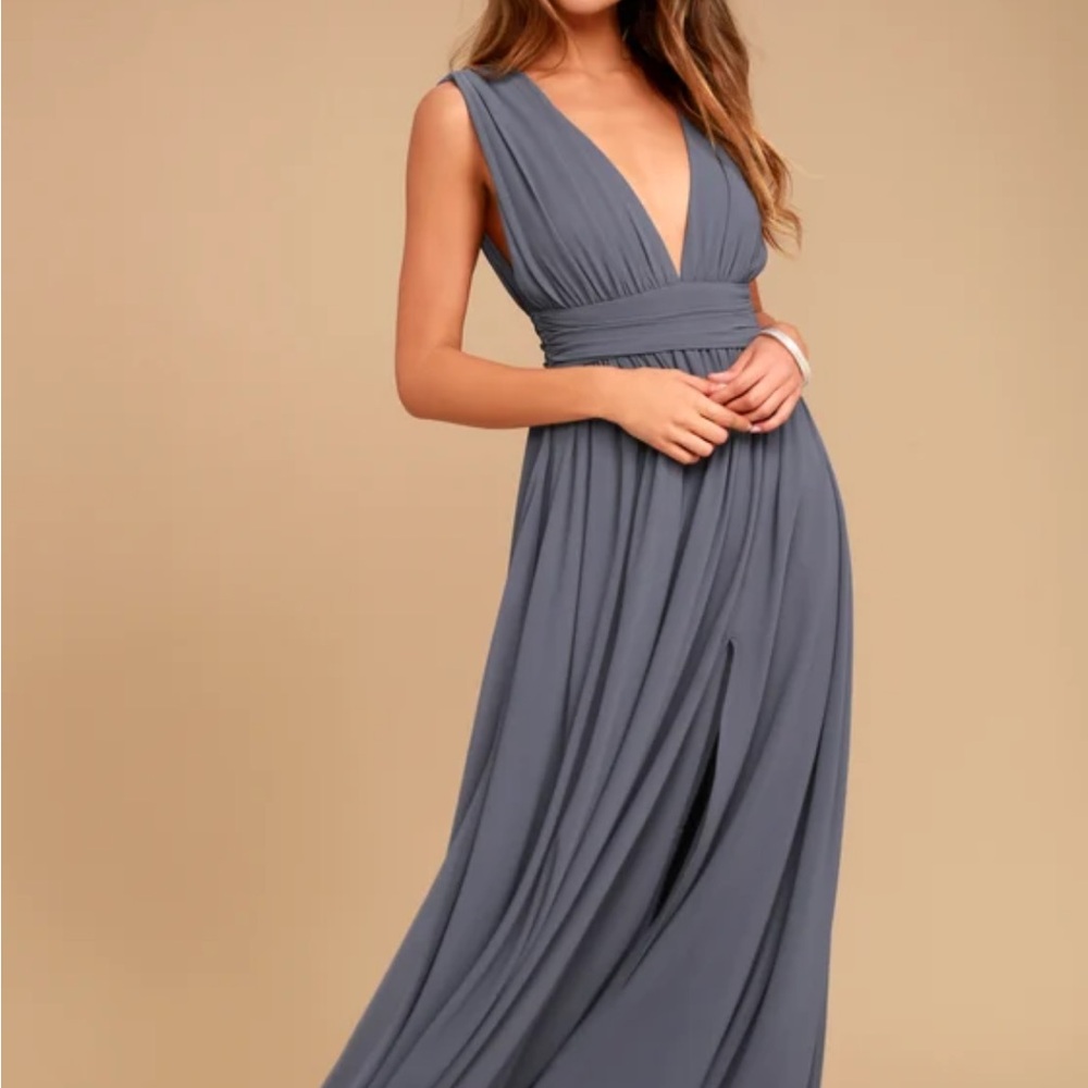 Lulus Plunge Maxi dress